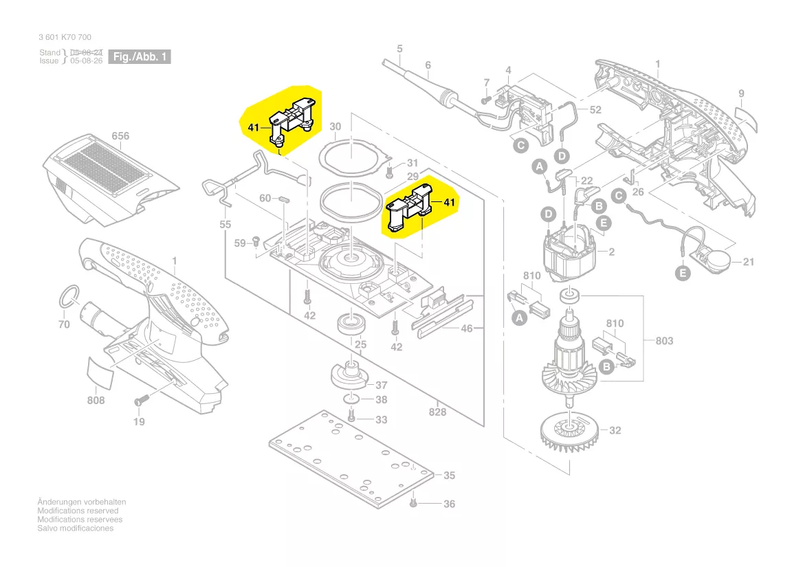 Branche oscillante réf. 2 609 100 398